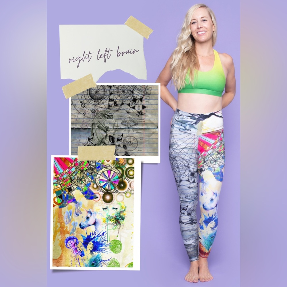 NWT/NIB Niyama Sol Right Left Brain Legging